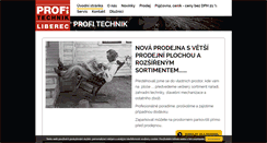 Desktop Screenshot of profi-technik.cz