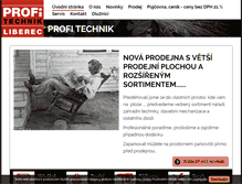 Tablet Screenshot of profi-technik.cz
